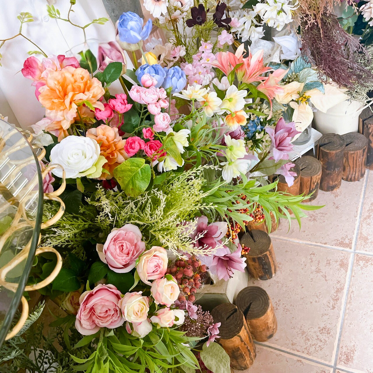 自分らしさを叶える、たくさんの花材